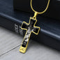 Libra Zodiac 09.23 - 10.22 Engravable Luxury Cross Pendant Snake Chain Necklace