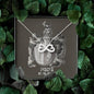 Pisces Zodiac 02.19 - 03.20 Love You Until The End Of Time Infinity Hearts Pendant Cable Chain Necklace with Luxury Mahogany Box w/Led