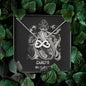 Cancer Zodiac 06.21 - 07.22 Love You Until The End Of Time Infinity Hearts Pendant Cable Chain Necklace with Luxury Mahogany Box w/LED