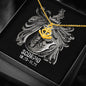 Scorpio Zodiac 10.23 - 11.21 Grounding Love Anchor Pendant Cable Chain Necklace  with Luxury Mahogany Box w/LED