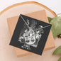 Libra Zodiac 09.23 - 10.22 Forever Love Heart Pendant Cable Chain Necklace