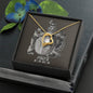 Pisces Zodiac 02.19 - 03.20 Forever Love Heart Cable Chain Necklace