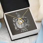 Pisces Zodiac 02.19 - 03.20 Forever Love Heart Cable Chain Necklace
