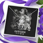 Capricorn Zodiac 12.22 - 01.19 Unbreakable Bond Love Knot Cable Chain Necklace with Luxury Mahogany Box w/LED