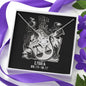 Libra Zodiac 09.23 - 10.22 Unbreakable Bond Love Knot Cable Chain Necklace with Luxury Mahogany Box w/LED