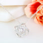Cancer Zodiac 06.21 - 07.22 Unbreakable Bond Love Knot Cable Chain Necklace with Luxury Mahogany Box w/LED