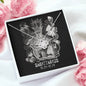 Sagittarius Zodiac Unbreakable Bonds Love Knot Necklace with Luxury Mahogany Box w/LED