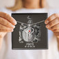 Pisces Zodiac 02.19 - 03.20 Love and Care Swarovski Crystal Heart Stethoscope Pendant Cable Chain Necklace with Luxury Mahogany Bow w/LED