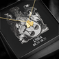 Libra Zodiac 09.23 - 10.22 Engravable Sweetest Hearts Charms Cable Chain Necklace