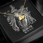 Scorpio Zodiac 10.23 - 11.21 Engravable Sweetest Hearts Charms Cable Chain Necklace