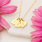 Libra Zodiac 09.23 - 10.22 Engravable Sweetest Hearts Charms Cable Chain Necklace