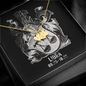 Libra Zodiac 09.23 - 10.22 Engravable Sweetest Hearts Charms Cable Chain Necklace
