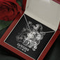 Capricorn Zodiac 12.22 - 01.19 Unbreakable Bond Love Knot Cable Chain Necklace with Luxury Mahogany Box w/LED