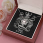 Virgo Zodiac 08.23 - 09.22 Unbreakable Bond Love Knot Pendant Cable Chain Necklace with Luxury Mahogany Box w/LED