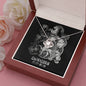 Capricorn Zodiac 12.22 - 01.19 Unbreakable Bond Love Knot Cable Chain Necklace with Luxury Mahogany Box w/LED