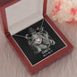 Cancer Zodiac 06.21 - 07.22 Unbreakable Bond Love Knot Cable Chain Necklace with Luxury Mahogany Box w/LED