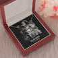 Capricorn Zodiac 12.22 - 01.19 Unbreakable Bond Love Knot Cable Chain Necklace with Luxury Mahogany Box w/LED