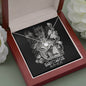 Sagittarius Zodiac 11.22 - 12.22 Unbreakable Bond Love Knot Cable Chain Necklace with Luxury Mahogany Box w/LED