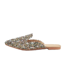Load image into Gallery viewer, Beach Sandals Linen Slides
