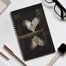 Load image into Gallery viewer, Owl On The Water 5x8 Spiral Bound Journal, Diary, Notebook, Available in Dot Grid, Lined, Blank, Task