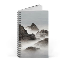 Load image into Gallery viewer, Foggy Mountain 5x8 Spiral Bound Journal, Diary, Notebook, Available in Dot Grid, Lined, Blank, Task