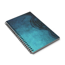 Load image into Gallery viewer, Turquoise Design 5x8 Spiral Bound Journal, Diary, Notebook, Available in Dot Grid, Lined, Blank, Task