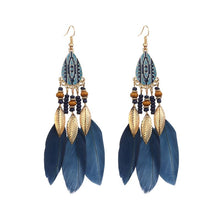 Load image into Gallery viewer, Blue Feathers + Droplet