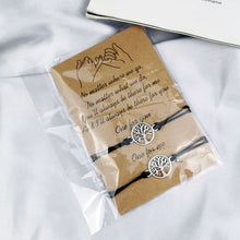 Load image into Gallery viewer, Leather Two Piece Tree of Life Adjustable 7.1" - 11" Bracelet