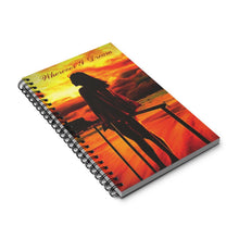 Load image into Gallery viewer, Wherever I Dream 5x8 Spiral Bound Journal, Diary, Notebook, Available in Dot Grid, Lined, Blank, Task