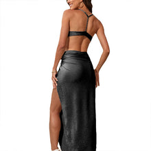 Load image into Gallery viewer, Elegant Two Piece Suspender Top with Long Skirt