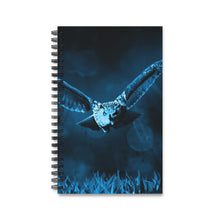 Load image into Gallery viewer, Night Owl 5x8 Spiral Bound Journal, Diary, Notebook, Available in Dot Grid, Lined, Blank, Task
