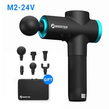Load image into Gallery viewer, BOOSTER M2-24V and 12V LCD Display Massage Gun Professional Deep Muscle Massager Pain Relief Body Relaxation Fascial Gun Fitness
