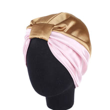 Load image into Gallery viewer, Satin Salon Bonnet Sleep Bonnet Silk Sleeping Cap Hair Care Bonnet Head Wrap Protective Hat for Beautiful Hair
