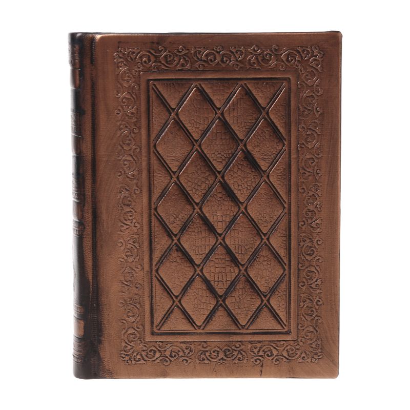 Faux Leather Retro Vintage Diary Journal Notebook Blank Hard Cover Sketchbook Paper Stationery Travel School Student Gifts