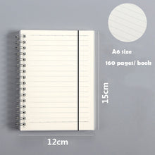 Load image into Gallery viewer, Kraft Paper A5 A6 A7 and B5 Spiral Notebook PP Hardcover Office Supplies Drawing Sketch Notebooks Blank Dotted Lined Grid Page Planner Diary Notepad
