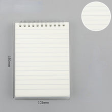 Load image into Gallery viewer, A6 A5 B5 A4 Spiral Bound Notebook Line Grid 160 Pages Thickened Notepad Simple PP Hard Cover Coil Chedule Meeting School Suppliers
