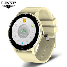 Load image into Gallery viewer, LIGE 2022 Smart watch Ladies Full touch Screen Sports Fitness watch IP67 waterproof Bluetooth For Android iOS Smart watch Female
