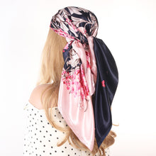 Load image into Gallery viewer, Silk Hair Scarf Scarftop Women Summer Satin Headscarf Foulard Bandana Cheveux Soft Neckerchief Hijab For Ladies
