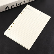 Load image into Gallery viewer, A4 B5 A5 A6 A7 Loose Leaf Notebook Refill Spiral Binder Inner Page Grid Blank Line Diary Agenda PlannerSchool Stationery
