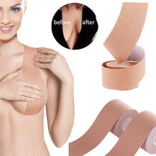 Load image into Gallery viewer, Breast Tape Free to Cut Tape Cloth Lifting Roll Large Chest and Breast Lifting Tape Boob Stickers
