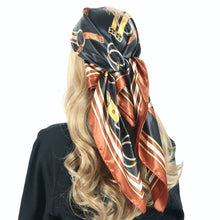 Load image into Gallery viewer, Silk Hair Scarf Scarftop Women Summer Satin Headscarf Foulard Bandana Cheveux Soft Neckerchief Hijab For Ladies
