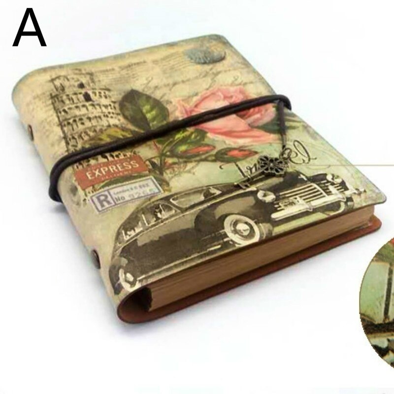 Vintage Stationery PU Leather Notebook Creative Planner Sketchbook Agenda Diary Notebooks