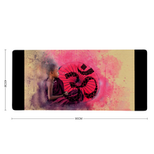 Load image into Gallery viewer, Geisha Girl Om Custom Rectangular Non-slip Mouse Pad 16&quot; x 35&quot;
