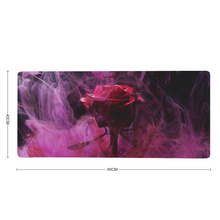 Load image into Gallery viewer, Purple Rose Custom Rectangular Non-slip Mouse Pad 16&quot; x 35&quot;
