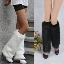 Load image into Gallery viewer, Warm Furry High Fashion Faux Fur Leg Warmers Boot Covers

