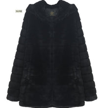 Load image into Gallery viewer, Faux Fur Hooded Long Coat Jacket S-5XL and 6 Colors
