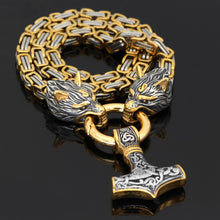 Load image into Gallery viewer, Thors Hammer Pendant and Choice of Chain Length
