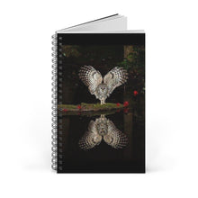 Load image into Gallery viewer, Owl On The Water 5x8 Spiral Bound Journal, Diary, Notebook, Available in Dot Grid, Lined, Blank, Task
