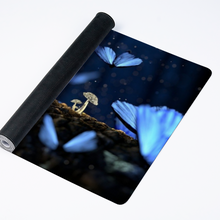 Load image into Gallery viewer, Magical Blue Butterfly Custom Rectangular Non-slip Mouse Pad 16&quot; x 35&quot;
