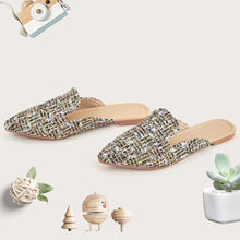 Load image into Gallery viewer, Beach Sandals Linen Slides
